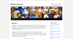 Desktop Screenshot of bilingualassessment.org