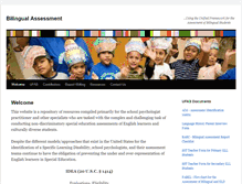 Tablet Screenshot of bilingualassessment.org